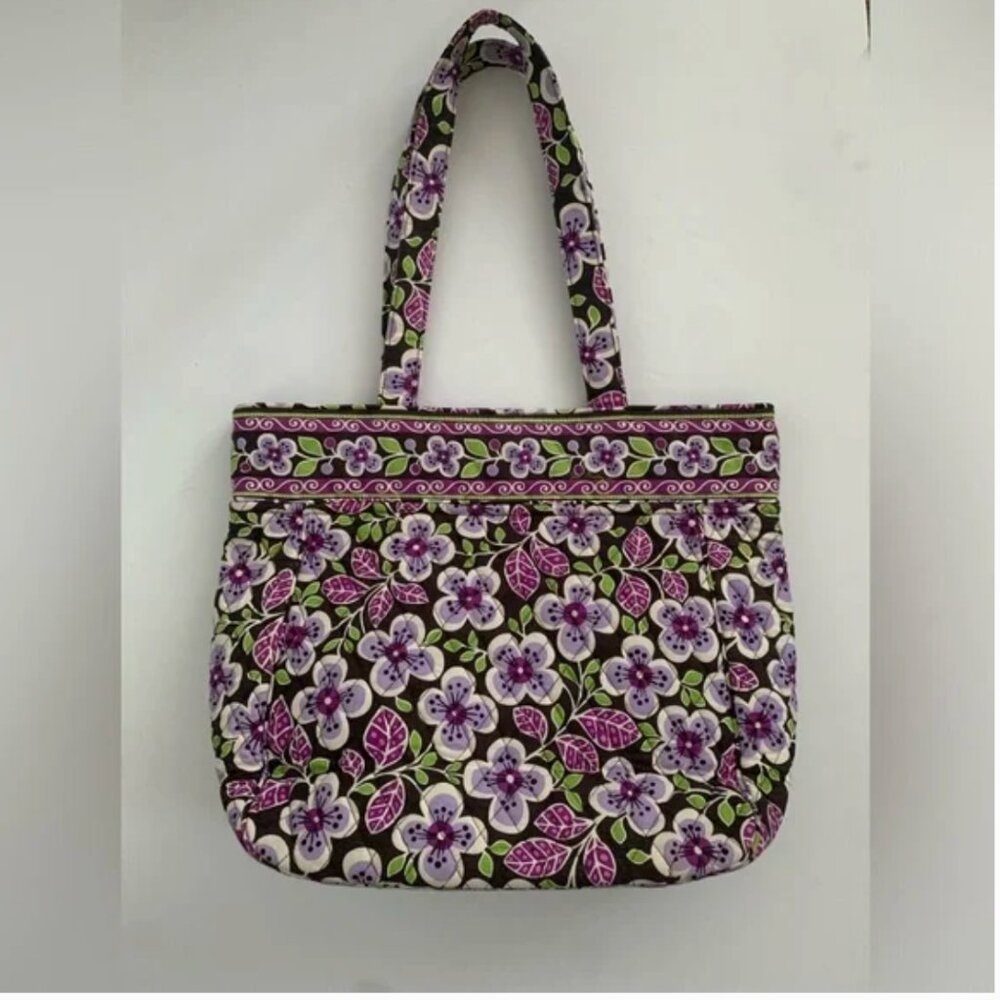 Vera Bradly 3 pocket tote plum petal